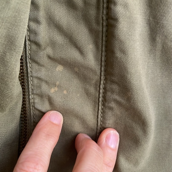 Zara Green Military Jacket with Hood (Size Medium) - Picture 10 of 14